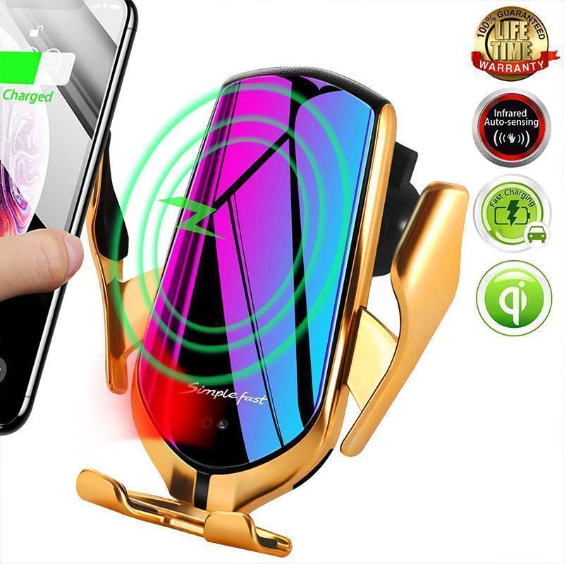 （BUY 1, GET 2 ）Wireless Automatic Sensor Car Phone Holder and Charger