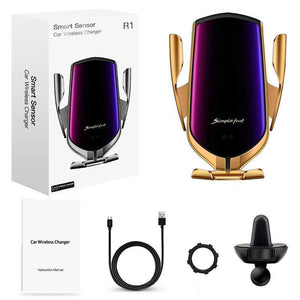 （BUY 1, GET 2 ）Wireless Automatic Sensor Car Phone Holder and Charger