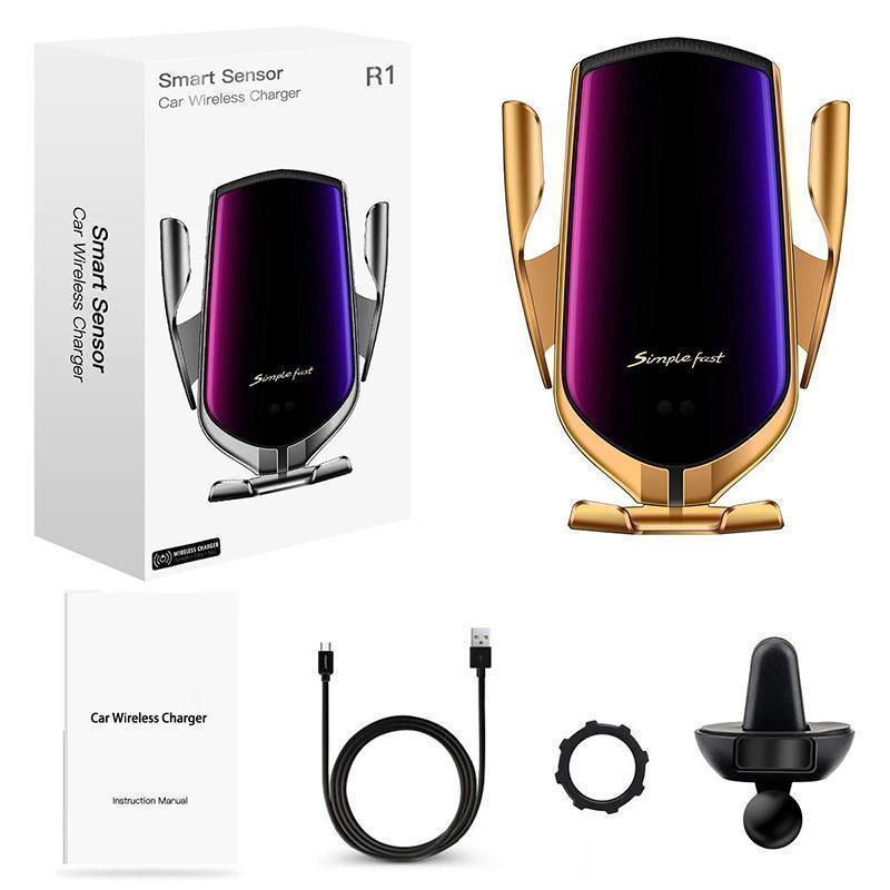 （BUY 1, GET 2 ）Wireless Automatic Sensor Car Phone Holder and Charger