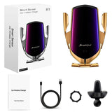 （BUY 1, GET 2 ）Wireless Automatic Sensor Car Phone Holder and Charger