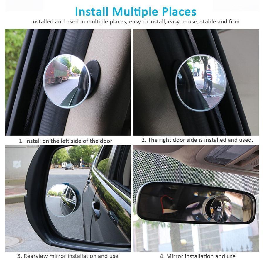 Full View Blind Spot Rearview Mirors (2pcs)