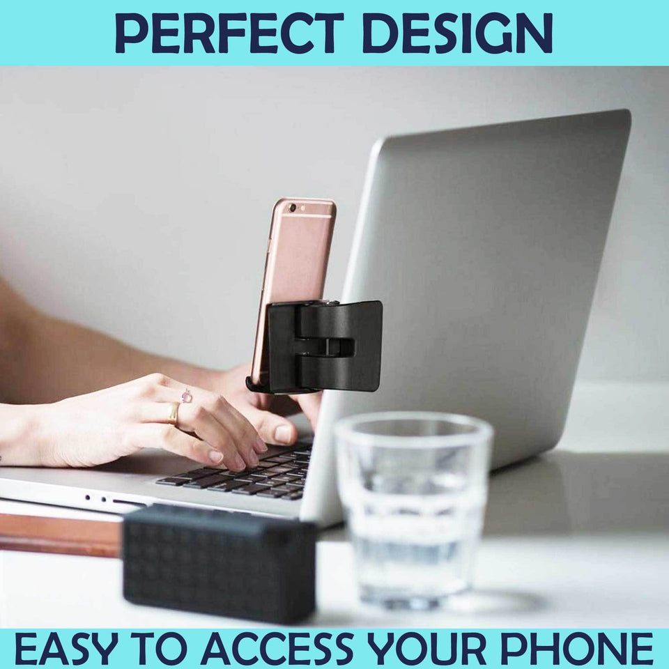 Notebook Screen Side Phone Holder