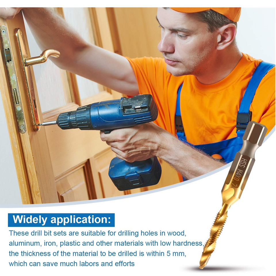 SimpleDrill™ Tap and Drill Bit Set