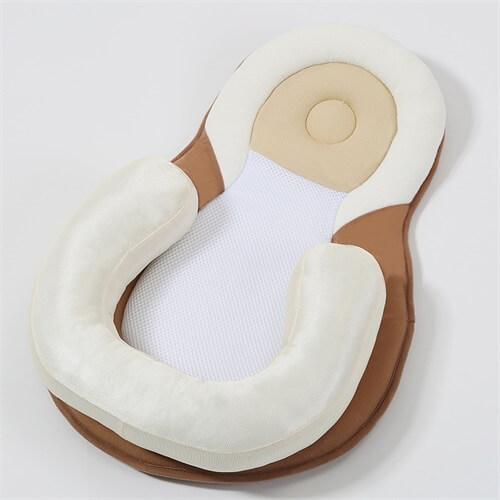 Head Support Portable Baby Bed Pillow for Newborn