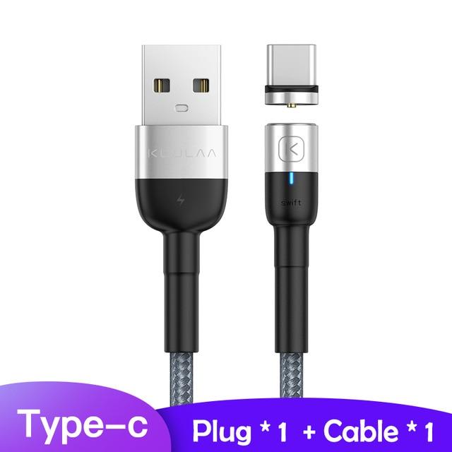 DarkNight™ Magnetic Glow LED Charging Cables - Type C, iPhone, Micro USB