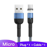 DarkNight™ Magnetic Glow LED Charging Cables - Type C, iPhone, Micro USB