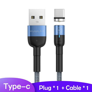 DarkNight™ Magnetic Glow LED Charging Cables - Type C, iPhone, Micro USB