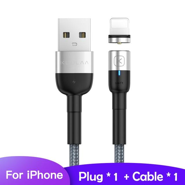 DarkNight™ Magnetic Glow LED Charging Cables - Type C, iPhone, Micro USB