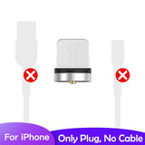 DarkNight™ Magnetic Glow LED Charging Cables - Type C, iPhone, Micro USB
