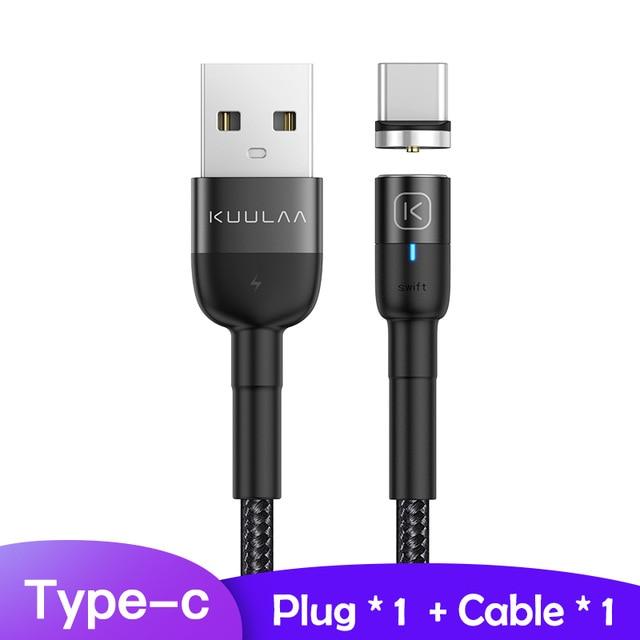 DarkNight™ Magnetic Glow LED Charging Cables - Type C, iPhone, Micro USB