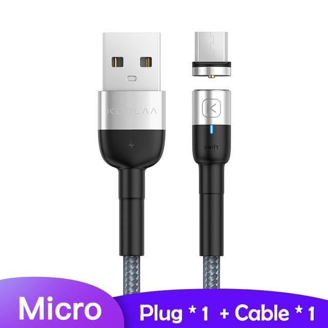 DarkNight™ Magnetic Glow LED Charging Cables - Type C, iPhone, Micro USB