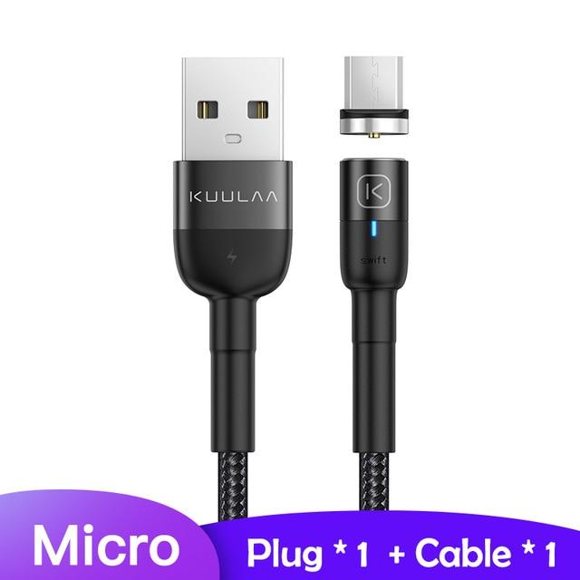 DarkNight™ Magnetic Glow LED Charging Cables - Type C, iPhone, Micro USB