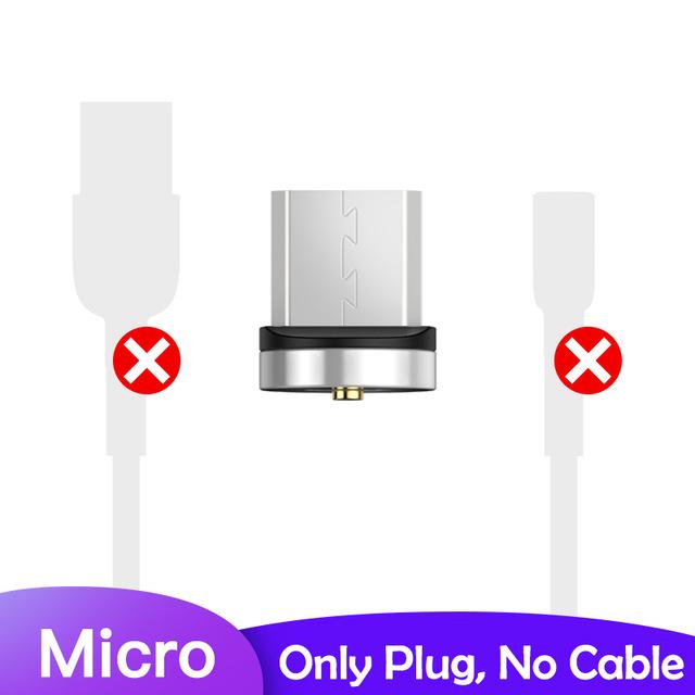 DarkNight™ Magnetic Glow LED Charging Cables - Type C, iPhone, Micro USB