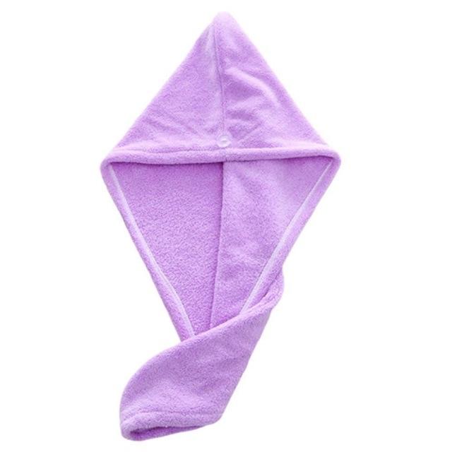 Magic Microfiber Hair Fast Drying Dryer Towel 25cmx65cm Bath Wrap Hat Quick Cap Turban Dry