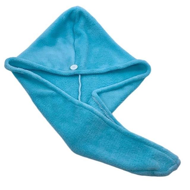 Magic Microfiber Hair Fast Drying Dryer Towel 25cmx65cm Bath Wrap Hat Quick Cap Turban Dry
