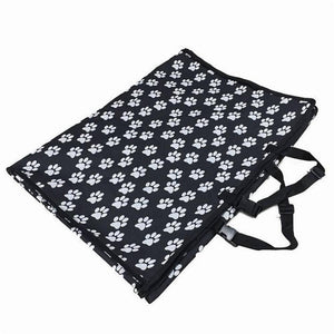 Pet carriers Oxford Fabric Paw pattern Car Pet Seat Cover Dog Car Back Seat Carrier Waterproof Pet Mat Hammock Cushion Protector