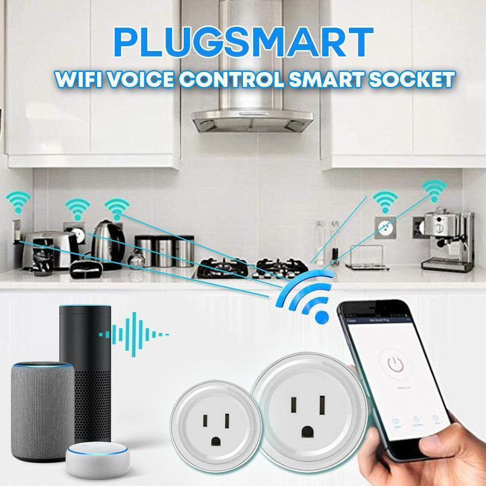 PlugSmart WiFi Voice Control Smart Socket