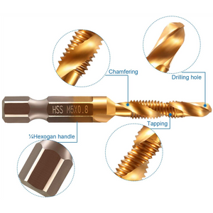 SimpleDrill™ Tap and Drill Bit Set