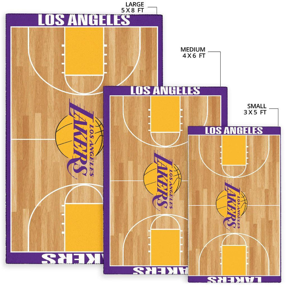 Gearzime Los Angeles Lakers NBA Rug
