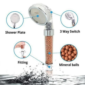 Shower Head Ionic High-Pressure Filtration With 3 Modes
