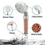 Shower Head Ionic High-Pressure Filtration With 3 Modes