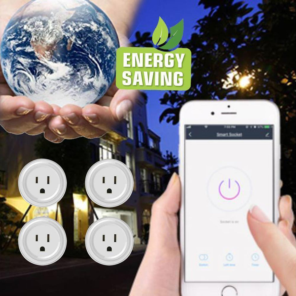 PlugSmart WiFi Voice Control Smart Socket