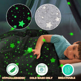 Magic Glow-in-the-dark Velvet Throw Blanket