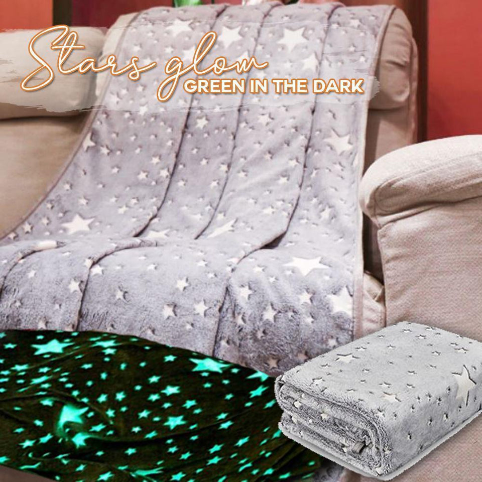 Magic Glow-in-the-dark Velvet Throw Blanket