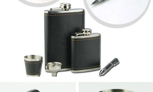 Stainless Steel giftbox Alcohol Bottle