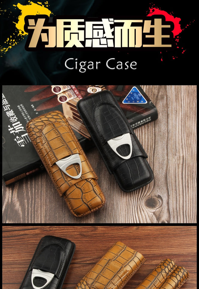 GALINER Leather Cigar Case