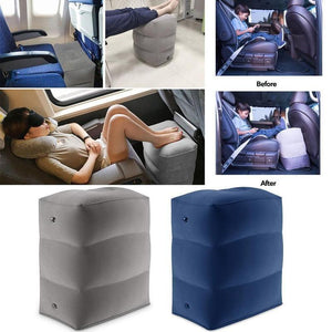 Inflatable Travel Foot Rest Pillow