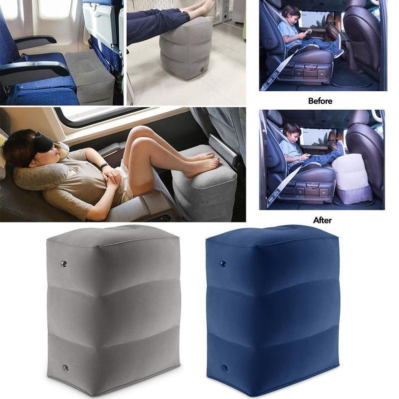 Inflatable Travel Foot Rest Pillow