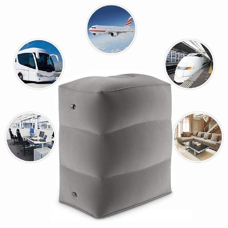 Inflatable Travel Foot Rest Pillow