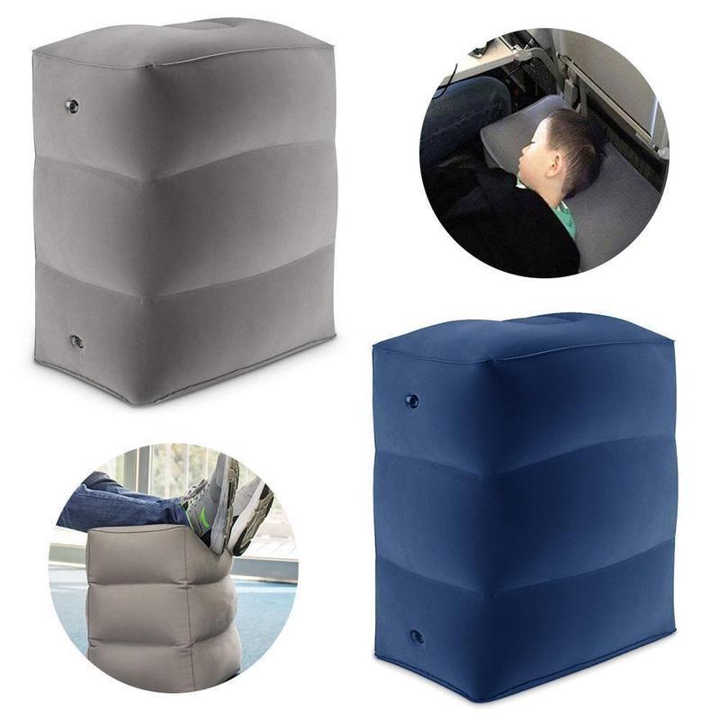 Inflatable Travel Foot Rest Pillow
