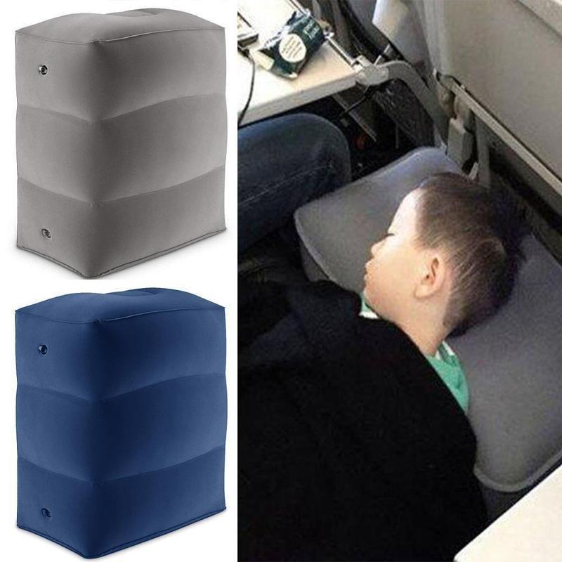 Inflatable Travel Foot Rest Pillow
