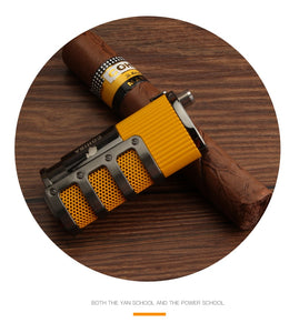 COHIBA Cigar Gas Lighter 3 Torch Jet Flame Windproof