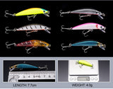 2020 Minnow JIADIAONI 43pcs/lot Fly Fishing Lure Set