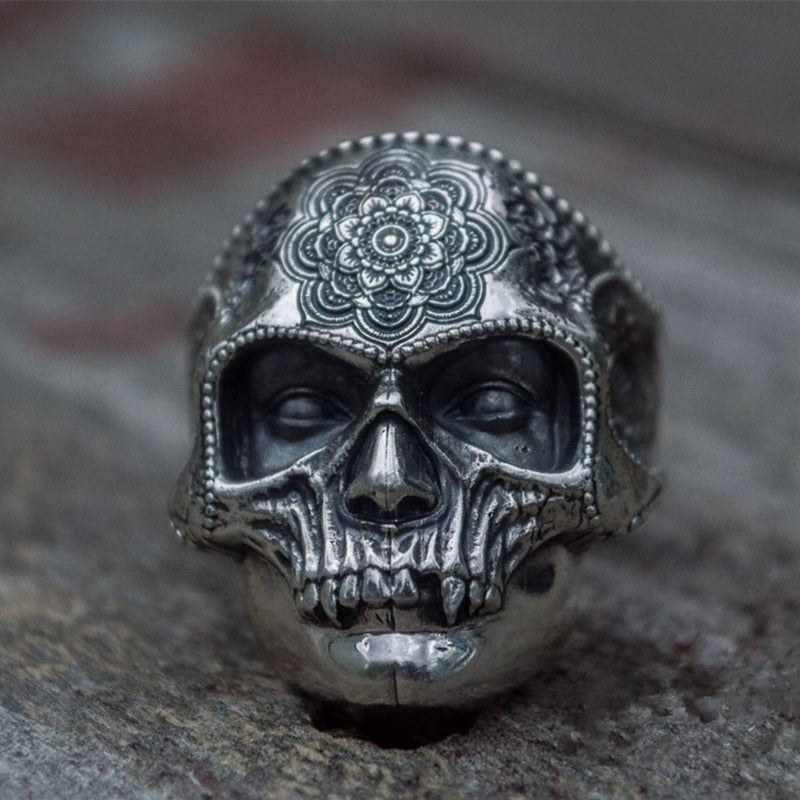 Mexican Gothic Skull Ring