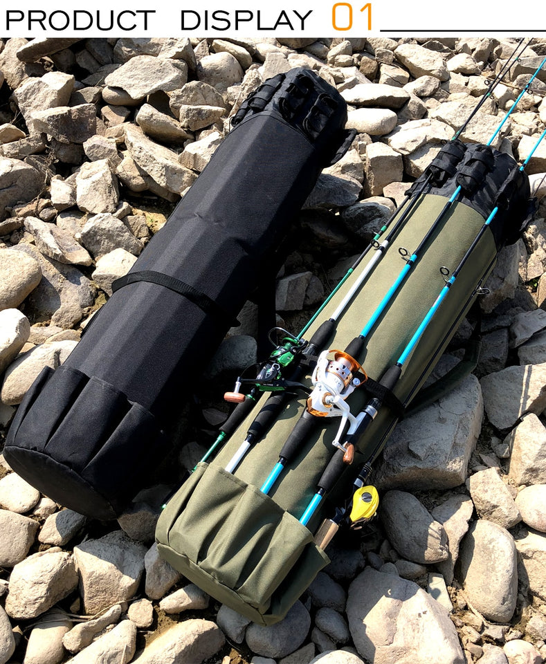 Fishing Bag Portable Multifunction Rod Bag Case