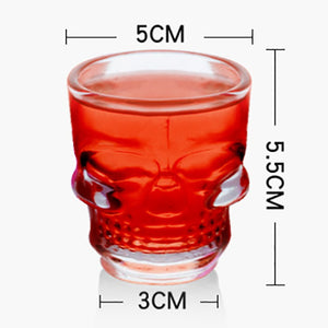 60ml Skull Transparent Beer Red Wine Whiskey Glass