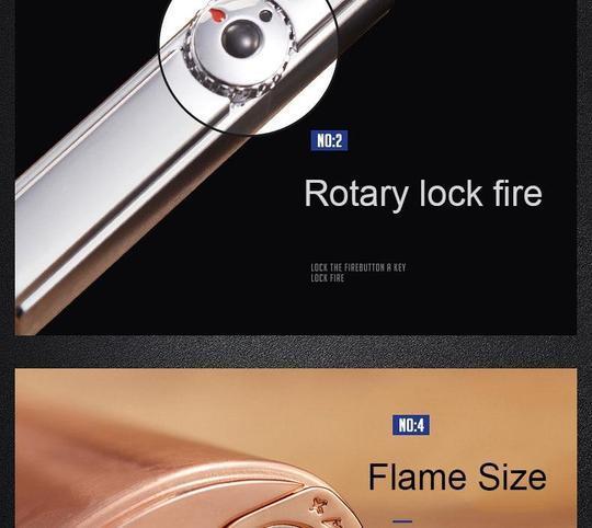 Powerful and Windproof Triple Jet Torch