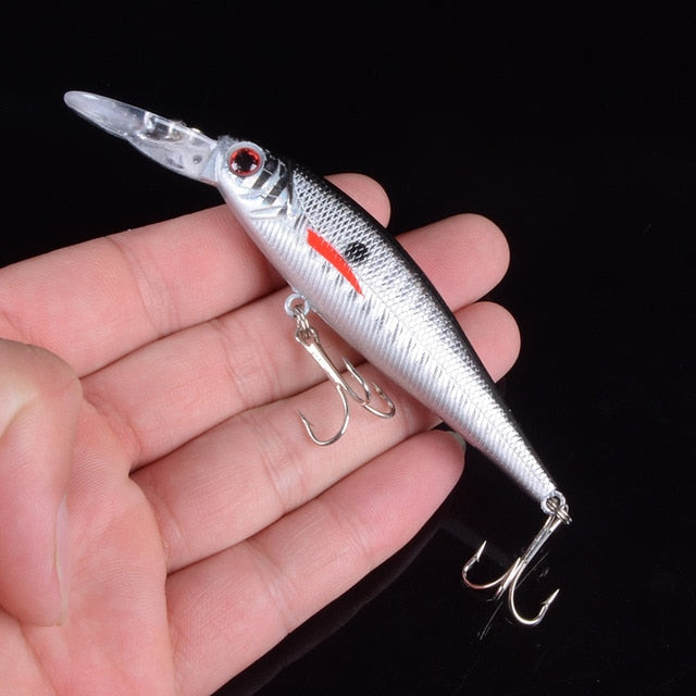 Hot Sale 10cm 9g Hard Minnow Fishing Lure Topwater Floating