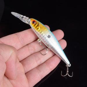 Hot Sale 10cm 9g Hard Minnow Fishing Lure Topwater Floating