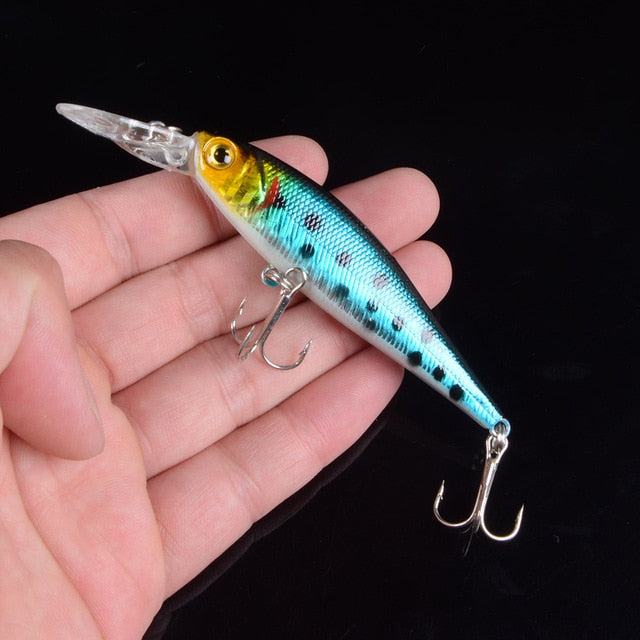 Hot Sale 10cm 9g Hard Minnow Fishing Lure Topwater Floating