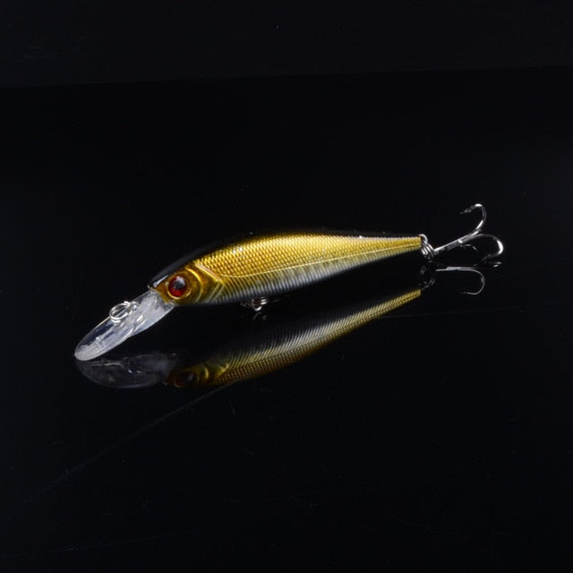 Hot Sale 10cm 9g Hard Minnow Fishing Lure Topwater Floating