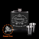 Stainless Steel Hip Flask drinkware Alcohol Liquor Whiskey Bottle