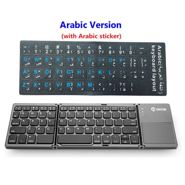 Portable Folding Bluetooth Mini Keyboard Wireless