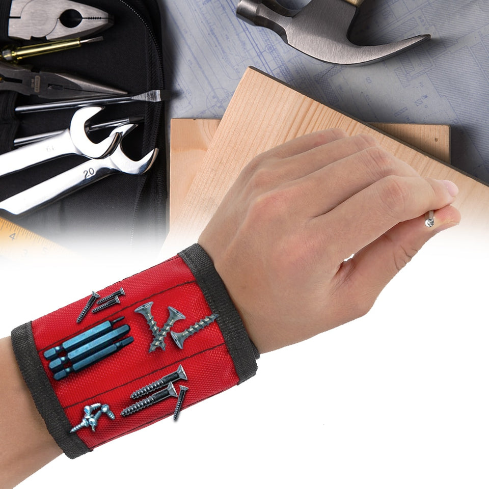 Magnetic Wristband Hand Wraps Tool Bag