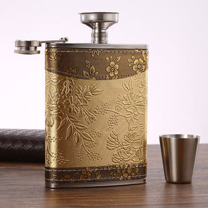 Portable Stainless Steel Hip Flask  Alcohol Bottle