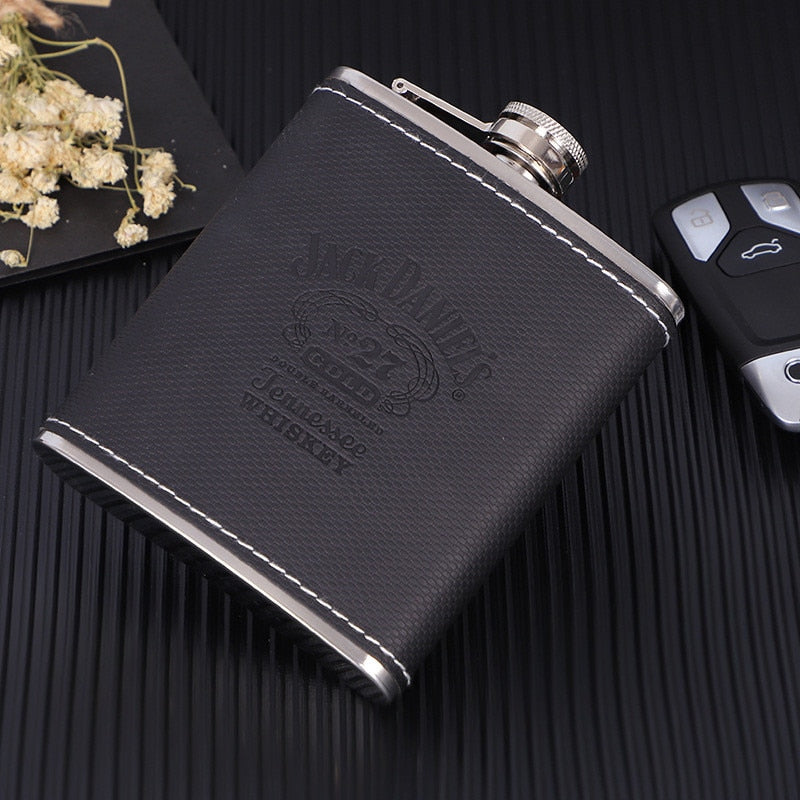 Portable Stainless Steel Hip Flask  Alcohol Bottle